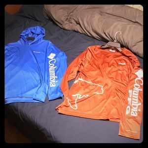 Columbia Omni Shade shirts